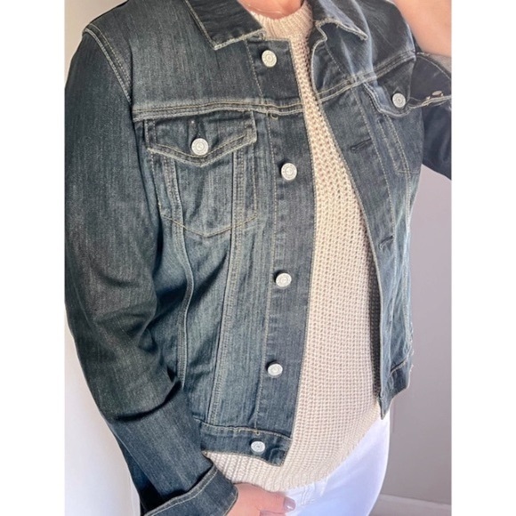 New York & Co denim jean jacket size medium - Picture 1 of 13
